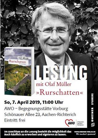 Olaf Müller, „Rurschatten“ – Lesung bei der AWO