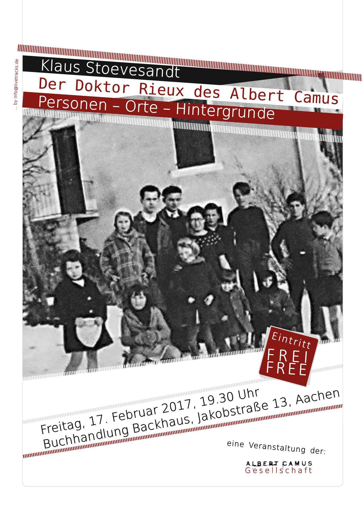 Der Doktor Rieux des Albert Camus – Vortrag von Klaus Stoevesandt
