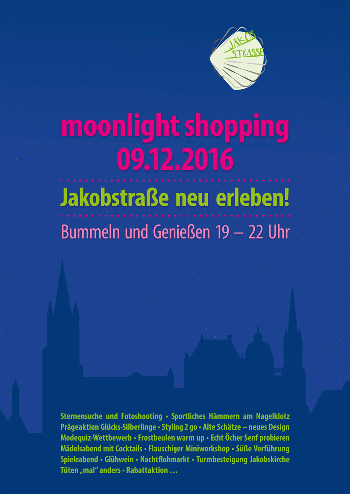 Moonlight Shopping der Jakobstraße – Nachtflohmarkt bei Backhaus