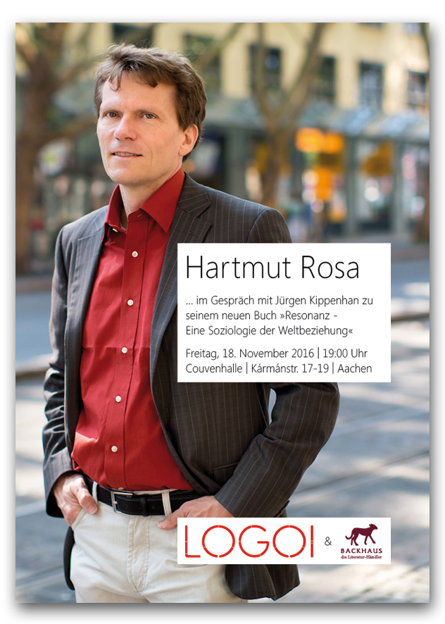 Lesung und Gespräch mit Hartmut Rosa – „Resonanz – Eine Soziologie der Weltbeziehung“